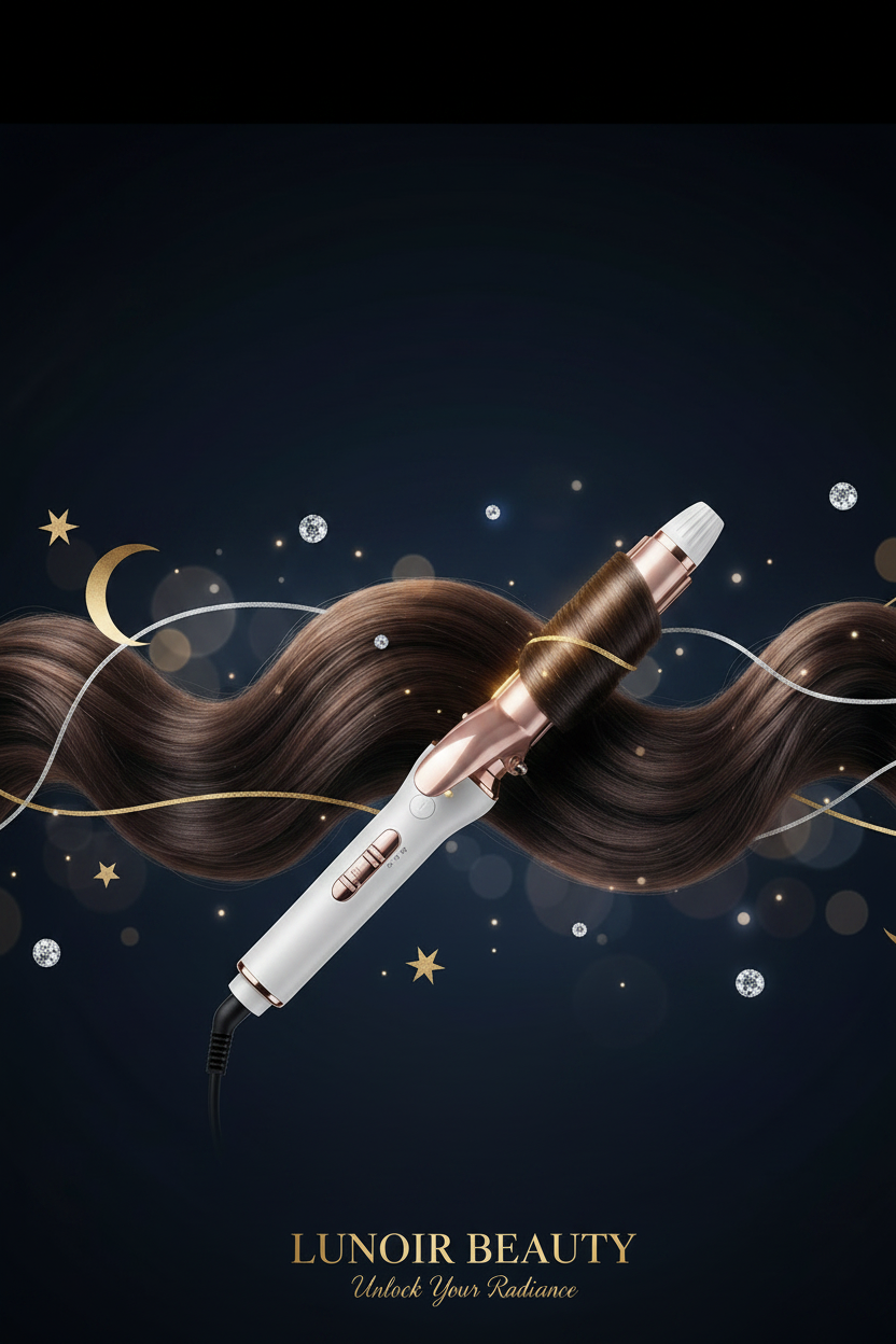 Lunoir Beauty Mobile Banner - Navy & Gold